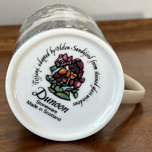 Dunoon "Tiffany" Mug Helen Sandiford Stained Glass Windows Landscape Scotland - Picture 7 of 9